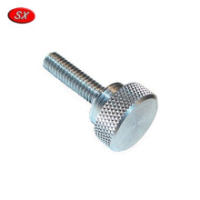 Manufacturer Custom Nickel Plated Metal Flat and Round Knurled Thumb Screw